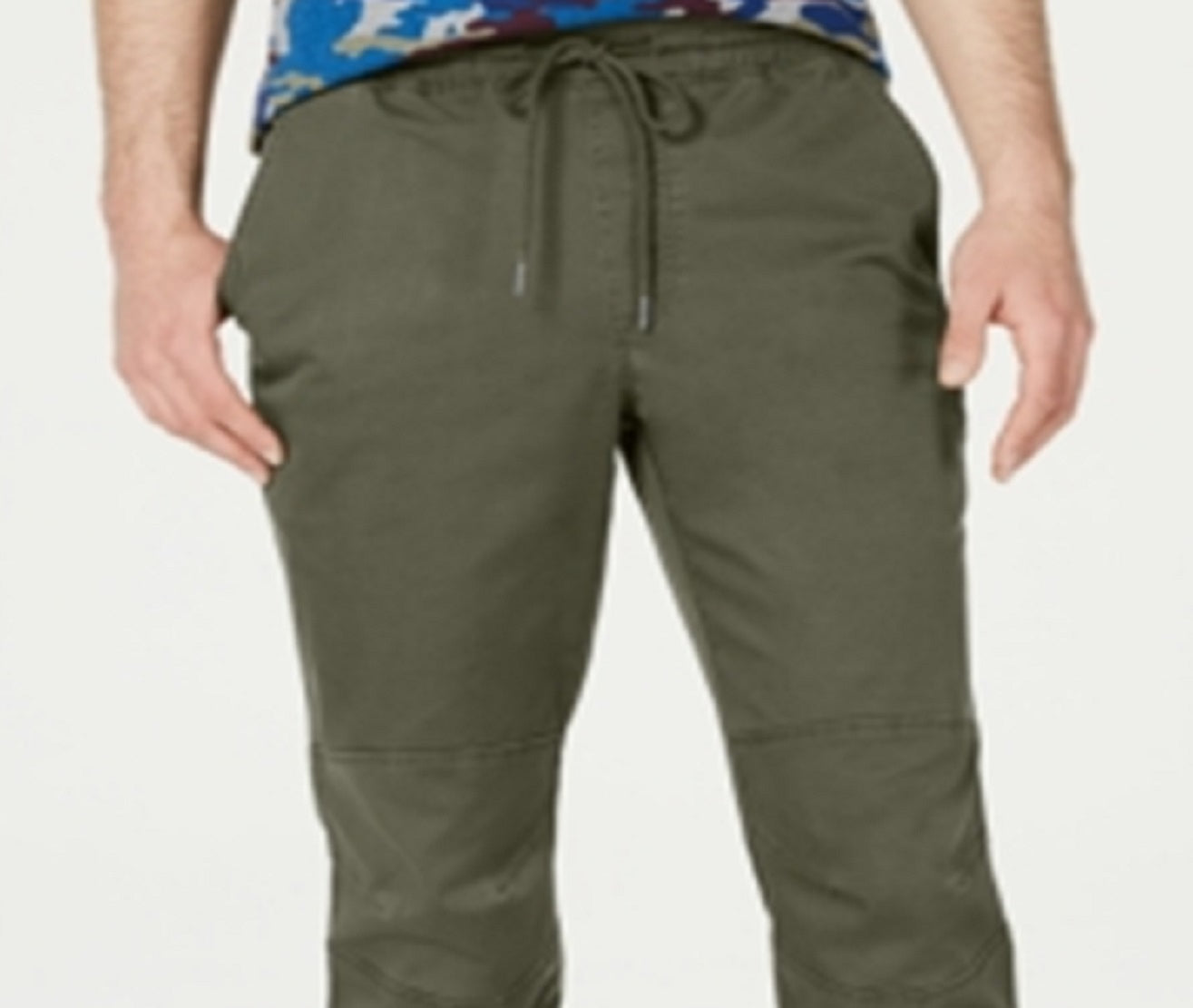 Calça de corrida articulada masculina American Rag, verde, tamanho grande