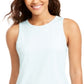 Camiseta regata feminina para corrida e ioga Ideology, azul, tamanho X-S
