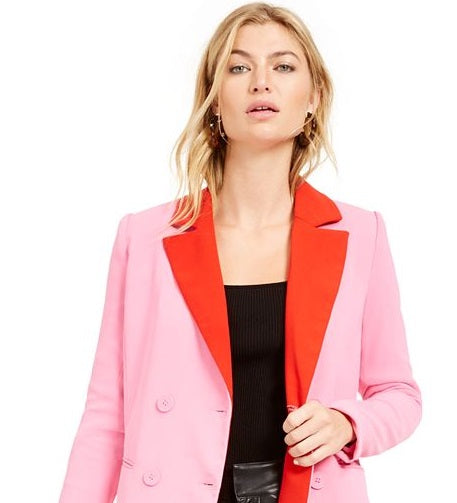 Jaqueta Duster Feminina Bar III Trespassada Rosa Tamanho XS