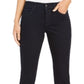 Jeans feminino estilo &amp; co com bolso brilhante e corte bootcut, azul, tamanho 8, pequeno
