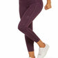 Leggings atléticas femininas Ideology Floral Pull On Roxo Tamanho Médio