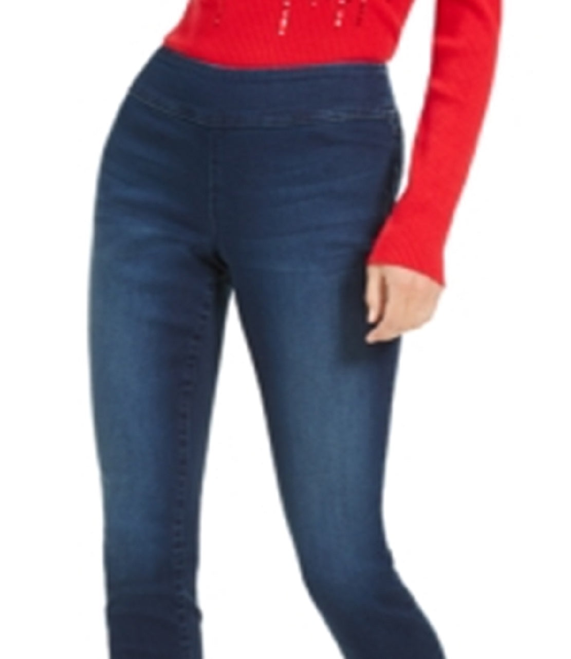 Calças jegging jeans femininas da INC International Concepts, azul, tamanho 0