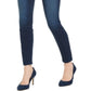 Calças jegging jeans femininas da INC International Concepts, azul, tamanho 0
