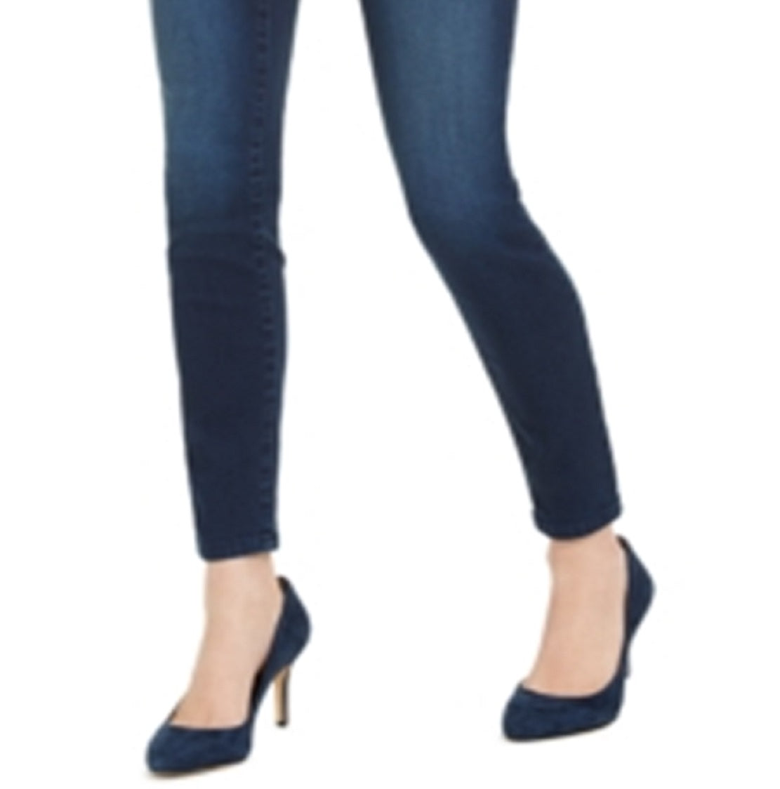 Calças jegging jeans femininas da INC International Concepts, azul, tamanho 0