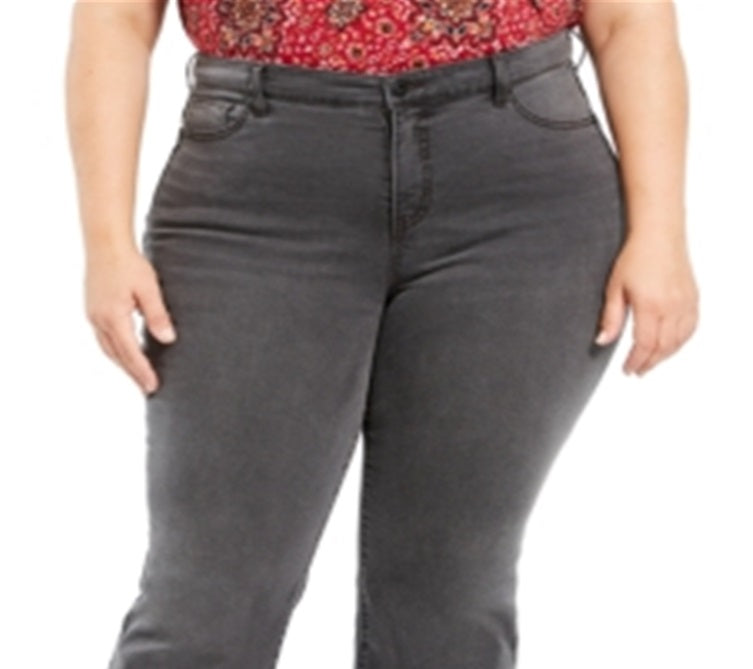 Jeans feminino Plus Power Sculpt Bootcut da Style &amp; Co, preto, tamanho 22W