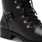 Giani Bernini Bota feminina de couro Naomii Lug preto tamanho 9 M
