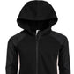 ID Ideology Big Girl's Pieced Zip Up Hoodie Preto Tamanho Pequeno