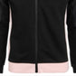 ID Ideology Big Girl's Pieced Zip Up Hoodie Preto Tamanho Pequeno