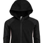 Ideology Big Girl's Pieced Zip Up Hoodie Preto Tamanho X-Grande