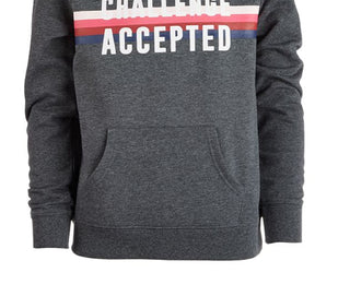 ID Ideology Big Girl's Graphic Print Hoodie Cinza Tamanho Médio