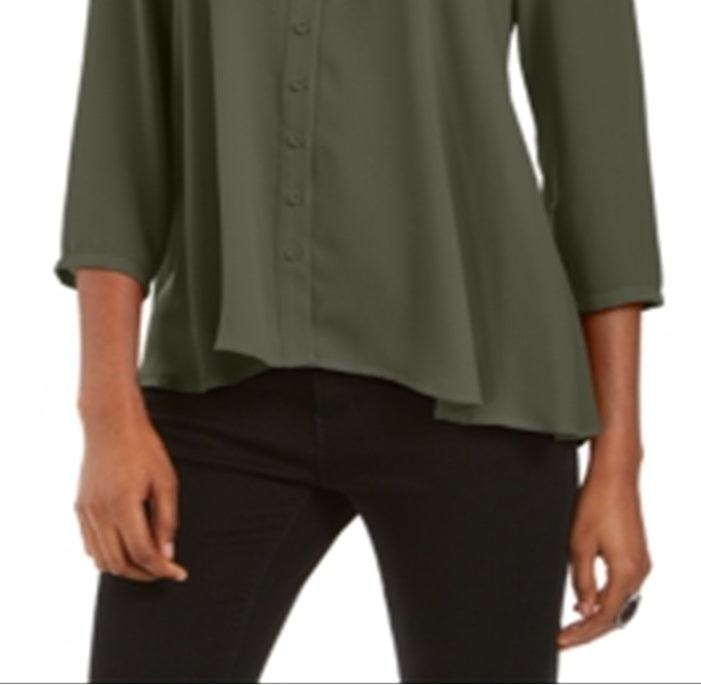 Blusa feminina estilo swing verde tamanho pequeno