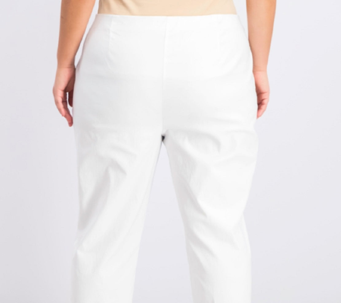 Calça skinny feminina Charter Club, branca, tamanho 22W