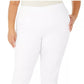 Calça skinny feminina Charter Club, branca, tamanho 22W