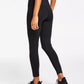ID Ideology Leggings femininas de compressão, cintura alta, bolso lateral, comprimento 7/8, pretas, tamanho pequeno