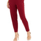 Macacão feminino Bar III de crepe com cinto, vermelho, tamanho 4