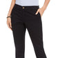 Calça Chino Bootcut de Algodão Feminina Style &amp; Co Preta Tamanho 4