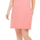 Vestido camiseta feminino estilo &amp; co com um bolso rosa tamanho GG