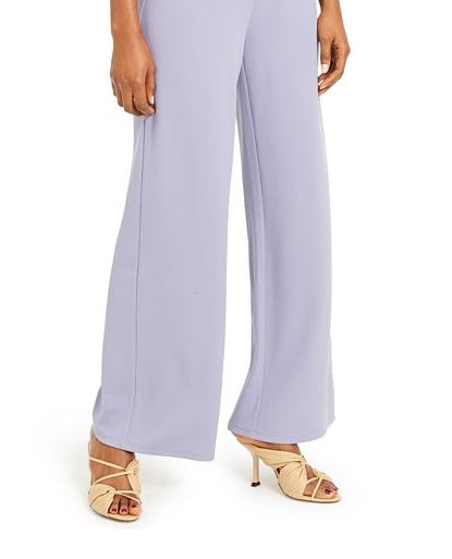 Macacão feminino Bar III sem mangas com perna reta, roxo, tamanho 10