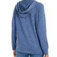 Moletom feminino de manga comprida Style &amp; Co, azul, tamanho grande