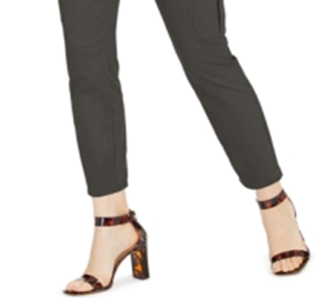 Calça cargo feminina slim leg da INC International Concepts, verde, tamanho 16