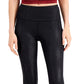 ID Ideology Leggings de compressão femininas Croc com bolso lateral em relevo 7/8 comprimento preto tamanho X-Grande
