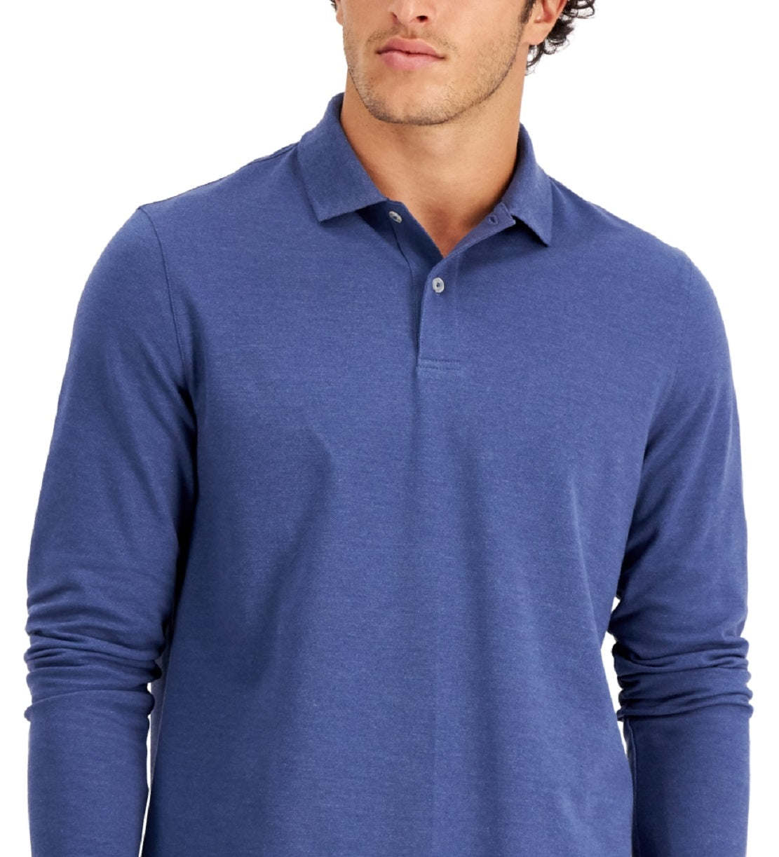 Polo Club Room Masculino com Elástico Sólido Azul Tamanho Pequeno