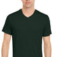 Camiseta masculina com decote em V sólida, tamanho XXX-G, verde, Club Room