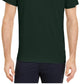 Camiseta masculina com decote em V sólida, tamanho XXX-G, verde, Club Room