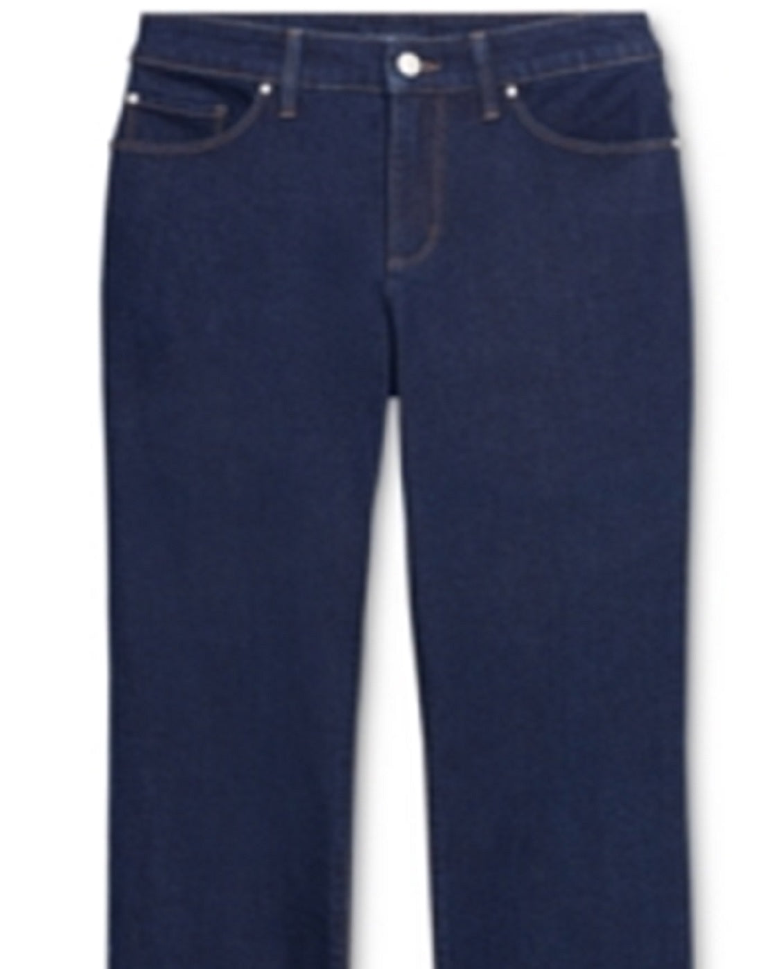 Calça jeans feminina Charter Club Lexington Tummy Control, perna reta, azul, tamanho 4