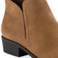 Botas femininas Cadee da Sun + Stone, marrom, tamanho 7,5 M