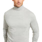 Camisa de gola alta sólida masculina Club Room, cinza, tamanho grande