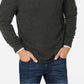 Suéter de cashmere masculino Club Room, gola redonda, cinza, tamanho extragrande