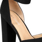 Sun + Stone Scarpin Estrella Block Salto Feminino Preto Tamanho 9,5M