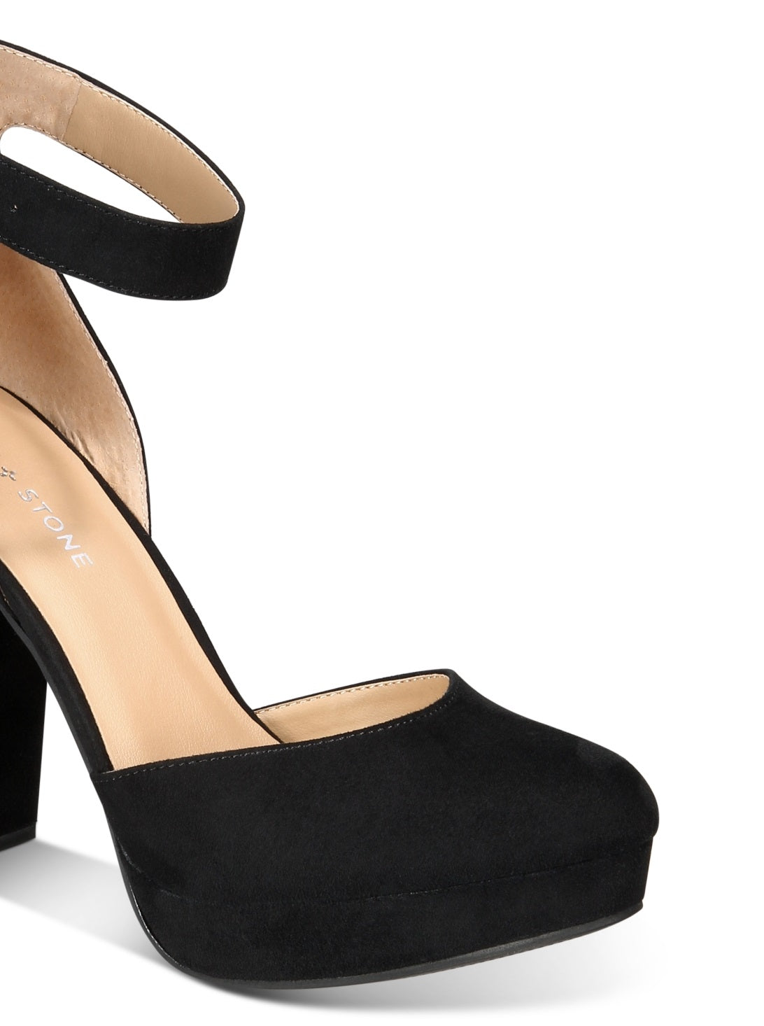 Sun + Stone Scarpin Estrella Block Salto Feminino Preto Tamanho 9,5M