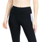 Leggings cropped femininas Ideology Colorblocked cinza tamanho médio