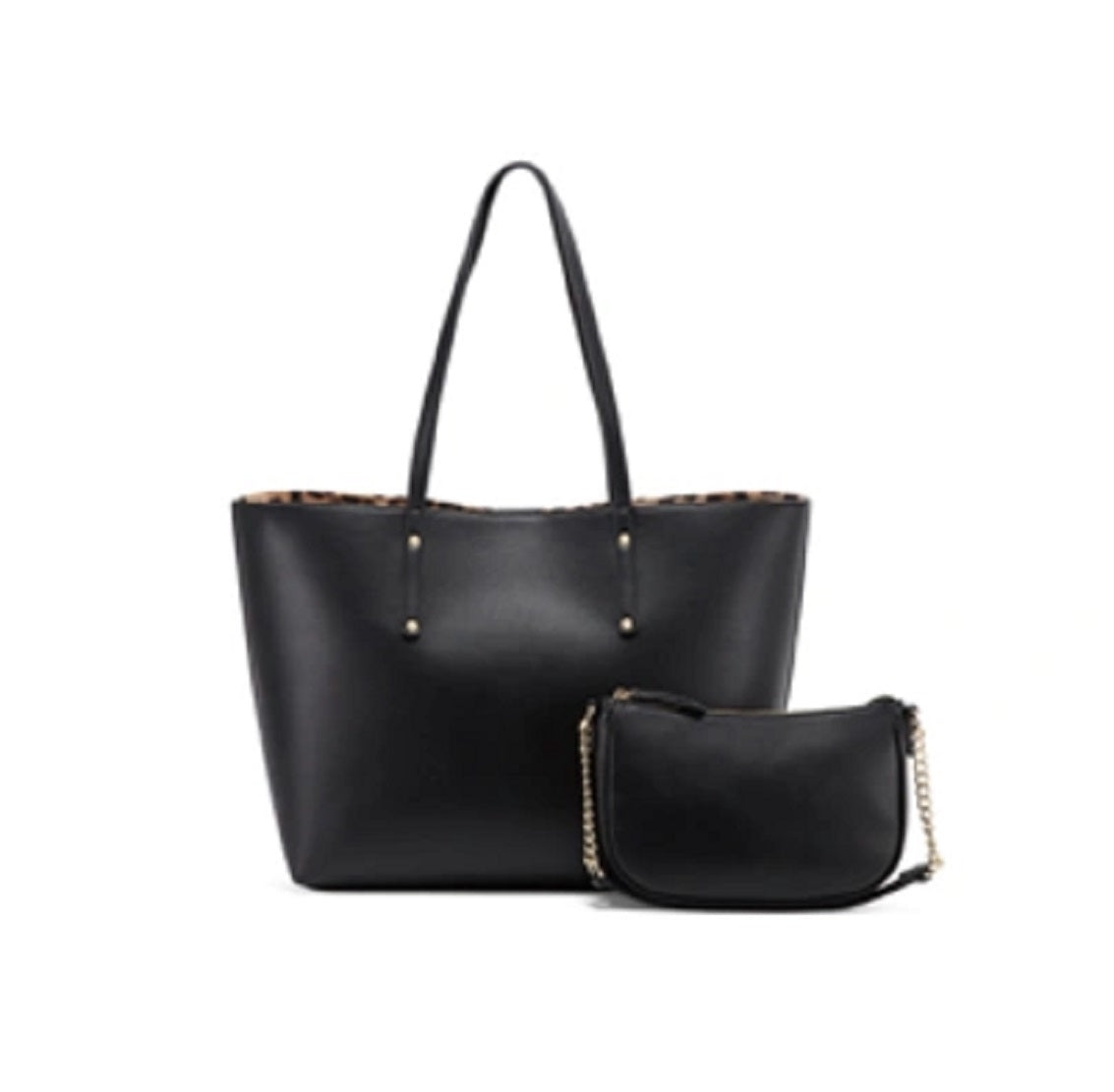 INC International Concepts Zoiey 2 1 Tote Feminina Preta Tamanho Regular