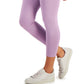 ID Ideology Leggings femininas de compressão, cintura alta, bolso lateral, comprimento 7/8, roxas