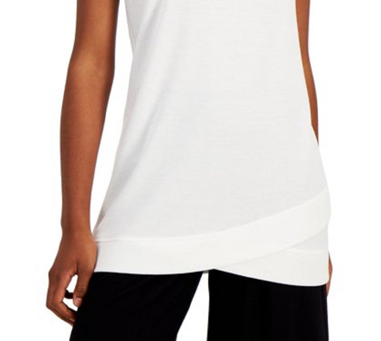 Camiseta feminina manga curta ID Ideology, branca, tamanho XX-G