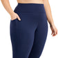Leggings curtas femininas ID Ideology, azul, tamanho 2X