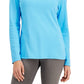 Karen Scott Blusa Feminina Gola Falsa Azul Tamanho Médio