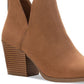 Botas femininas Elizaa da Sun + Stone, marrom, tamanho 5,5 M