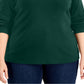 Karen Scott Blusa Feminina Gola Falsa Verde Tamanho 3X