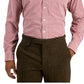 Camisa social masculina Club Room Regular Fit Traveler vermelha tamanho 15x34x35