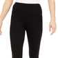 Calça legging básica feminina Bar III preta tamanho pequeno