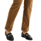 Calça jeans feminina Charter Club Lexington Tummy Control de veludo cotelê marrom tamanho 14