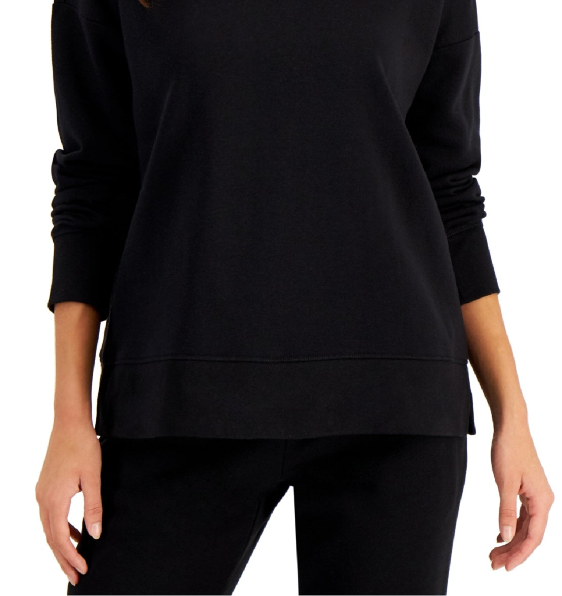 ID Ideology Moletom Feminino Fleece Preto Tamanho X-G