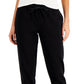 Calça de moletom feminina ID Ideology Fleece preta tamanho X-S