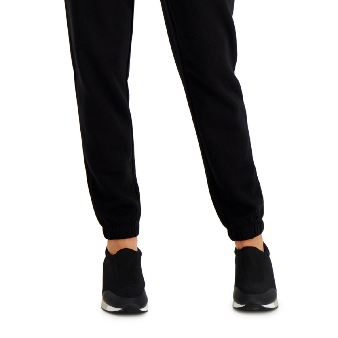 Calça de moletom feminina ID Ideology, preta, tamanho XX-G