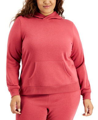 ID Ideology Moletom com capuz feminino plus size vermelho tamanho 1X