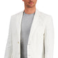 Blazer de linho masculino Club Room, branco, tamanho médio